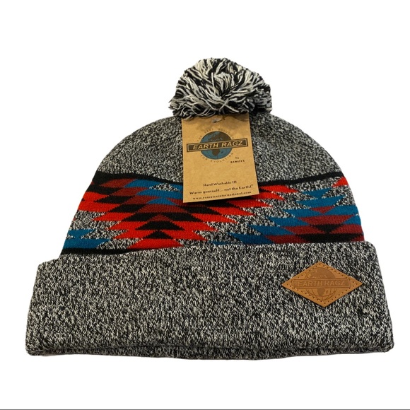 Disney Accessories - Earth Ragz Rolled Beanie Hat with Pom Pom
